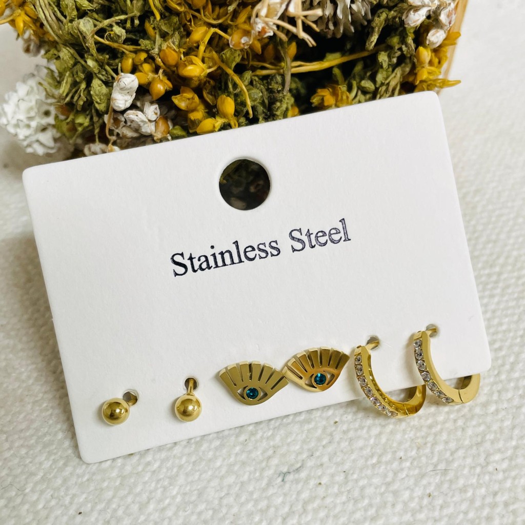 Earrings stainless steel