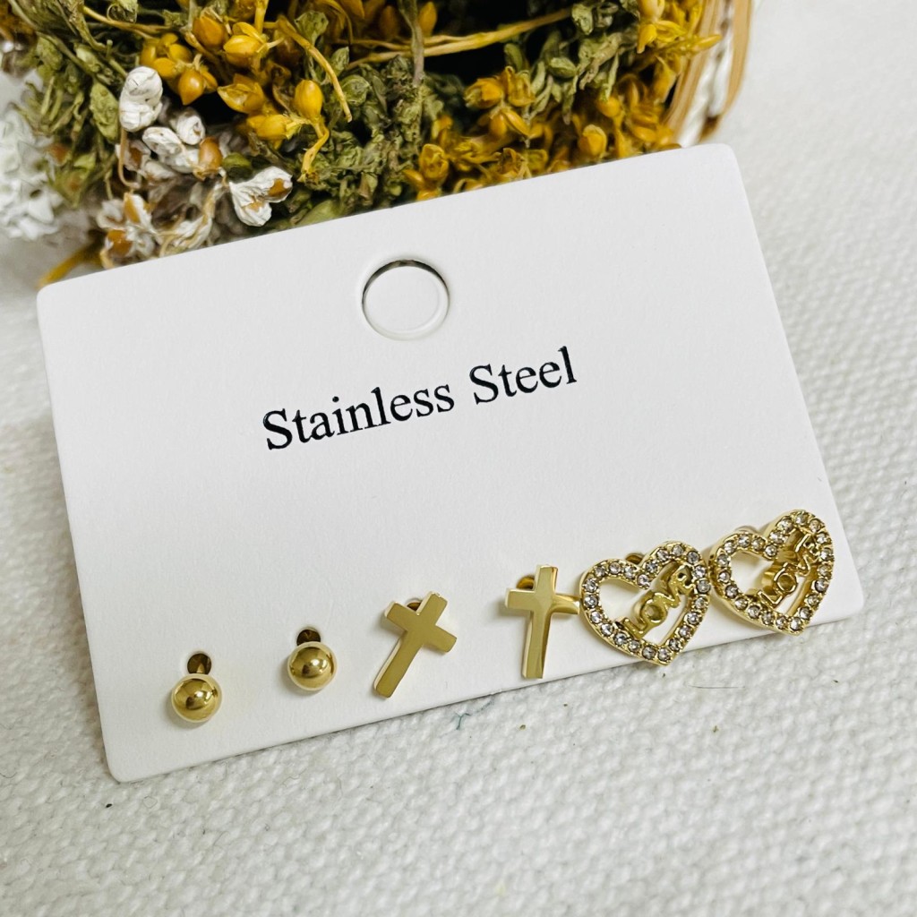 Earrings stainless steel