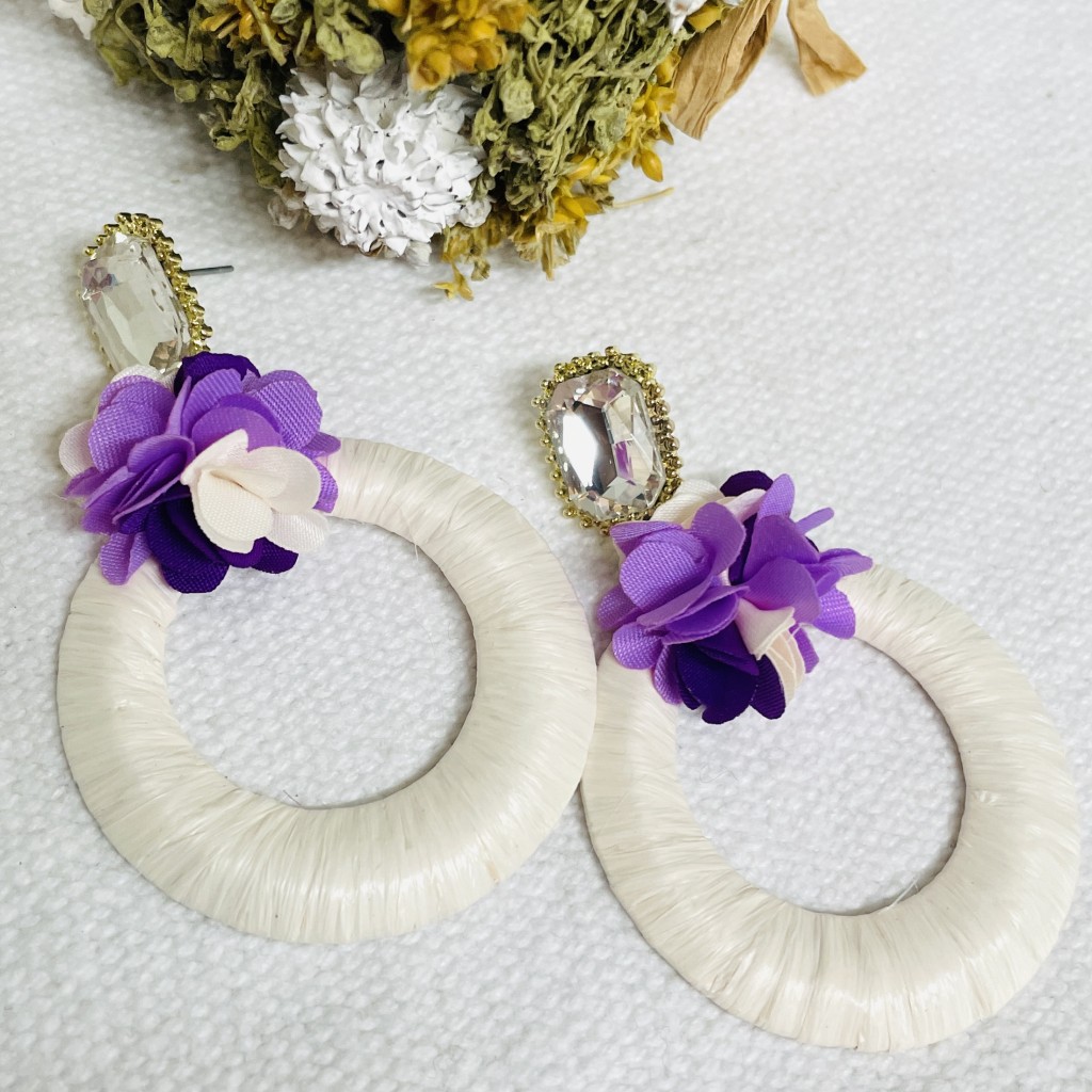 Straw Earrings