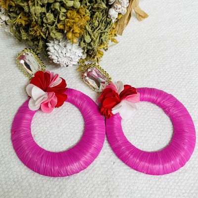 Straw Earrings