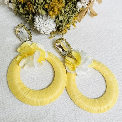 Straw Earrings