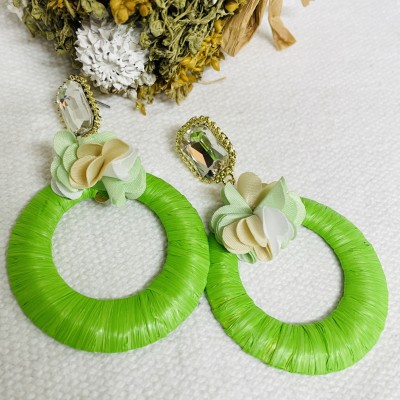 Straw Earrings