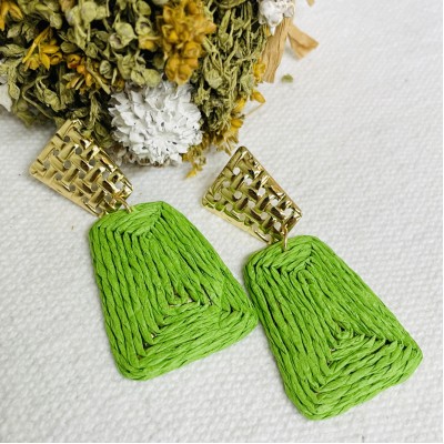 Straw Earrings