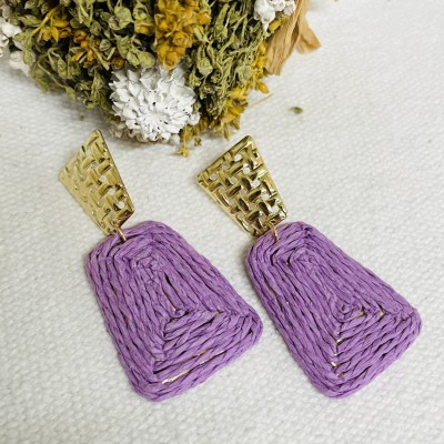 Straw Earrings