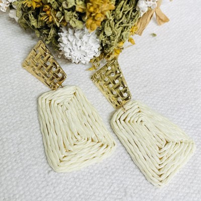 Straw Earrings