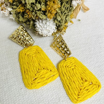 Straw Earrings