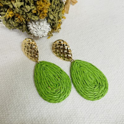 Straw Earrings