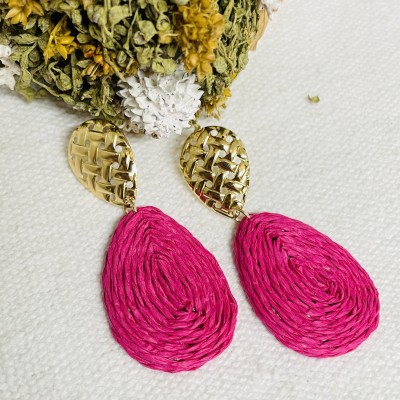Straw Earrings