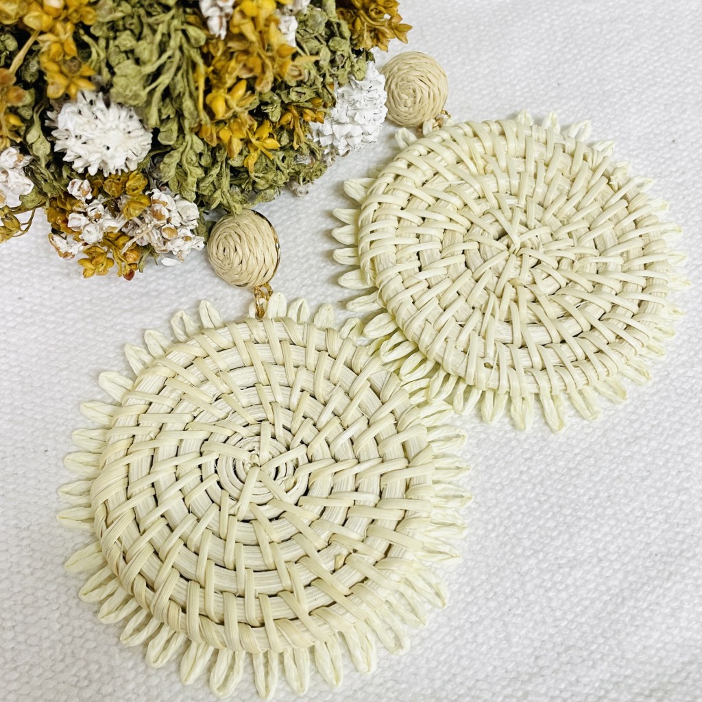 Straw Earrings