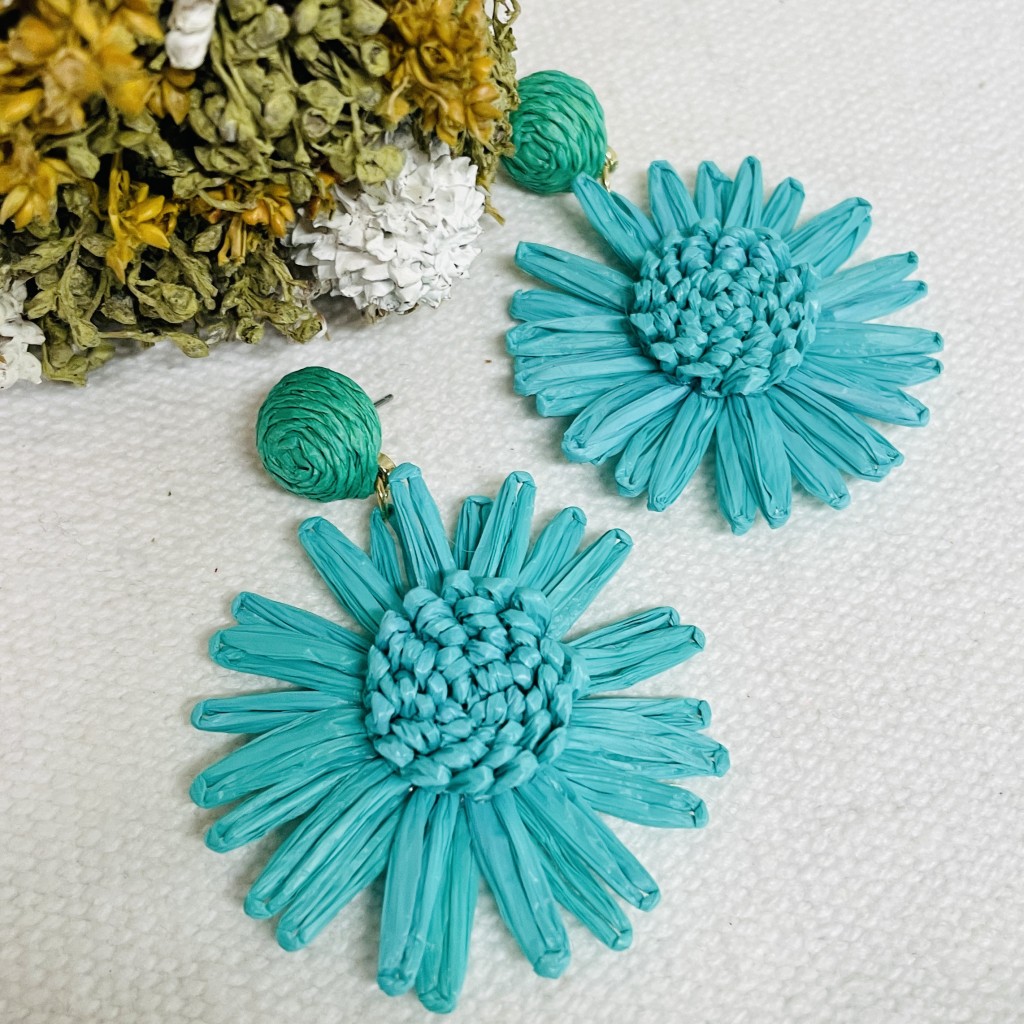 Straw Earrings