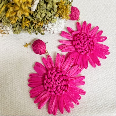 Straw Earrings