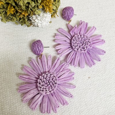 Straw Earrings