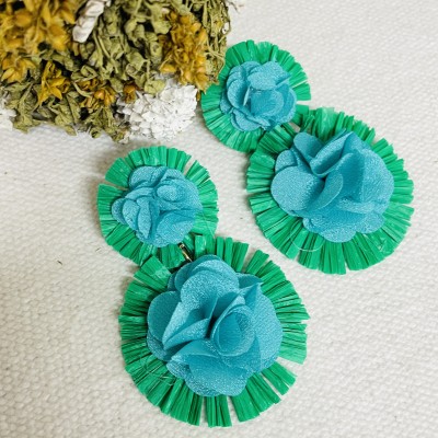 Straw Earrings