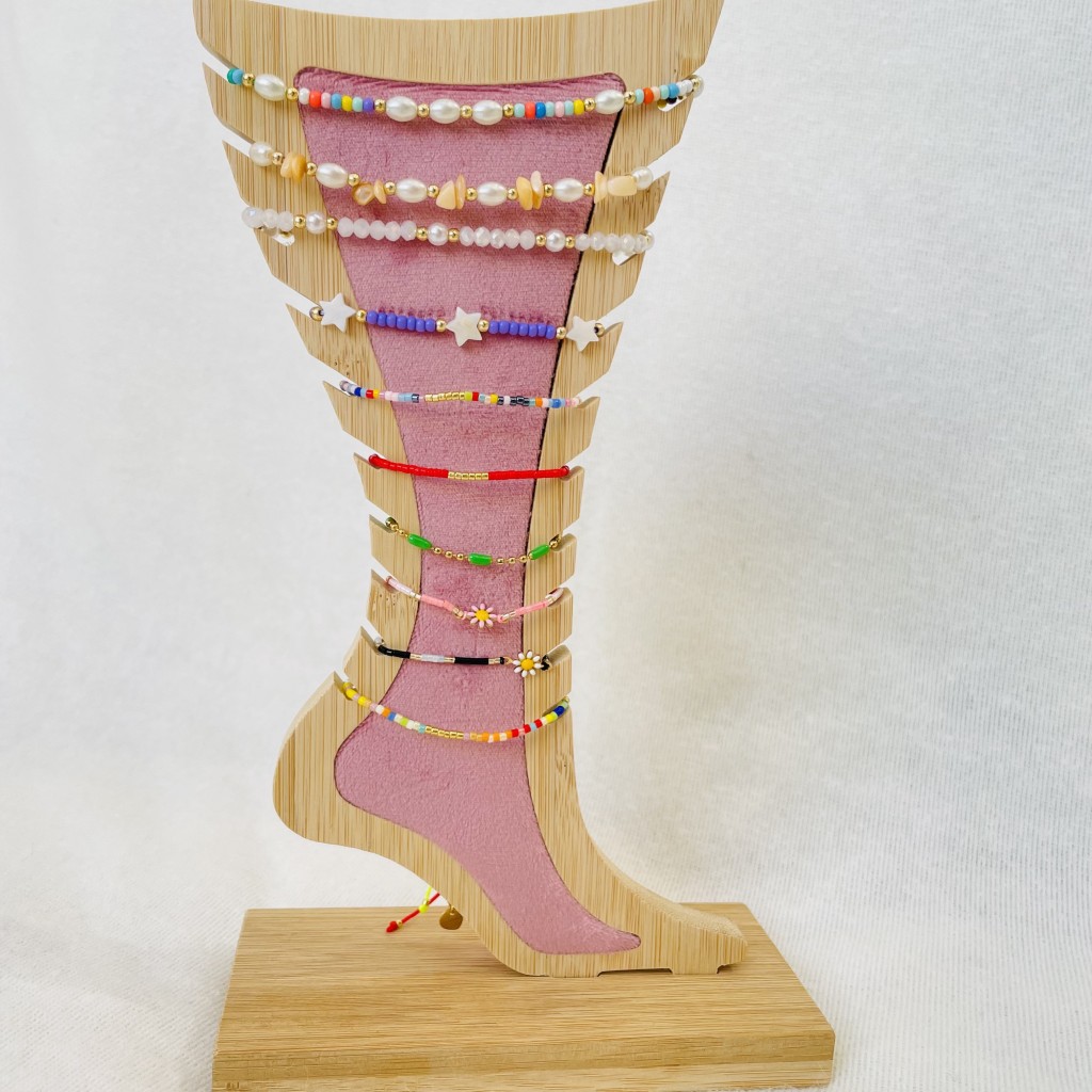 Exhibitor anklet pink