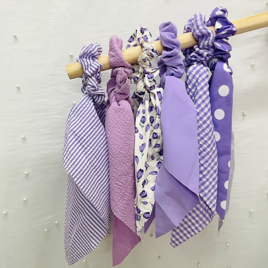 Long scrunchies - PACK 24uni
