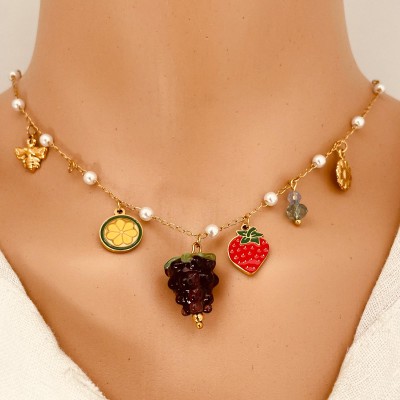 Charm Necklace stainless steel