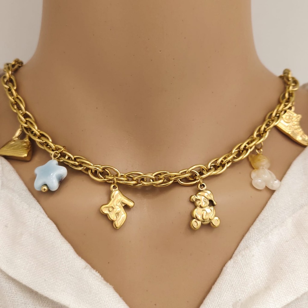 Charm Necklace stainless steel