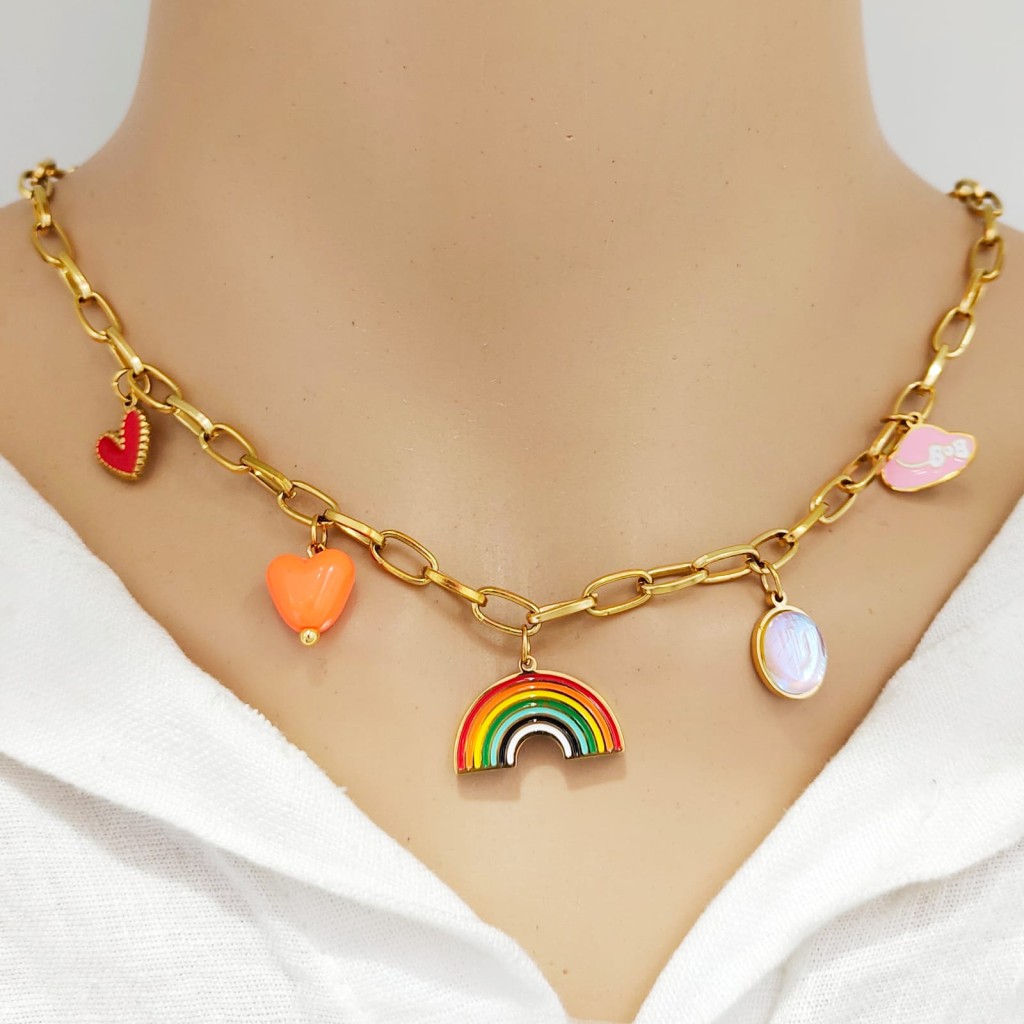 Charm Necklace stainless steel