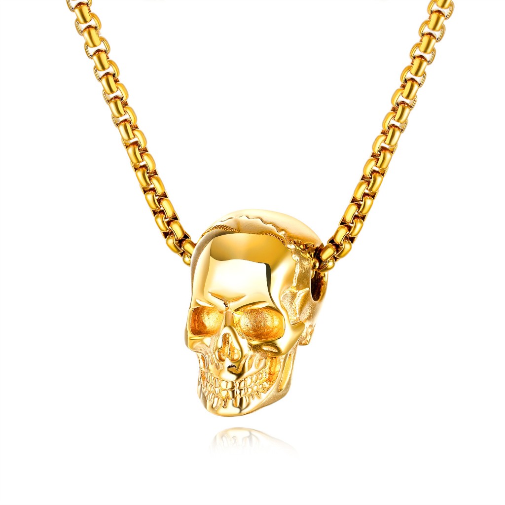 Stainless steel long necklace