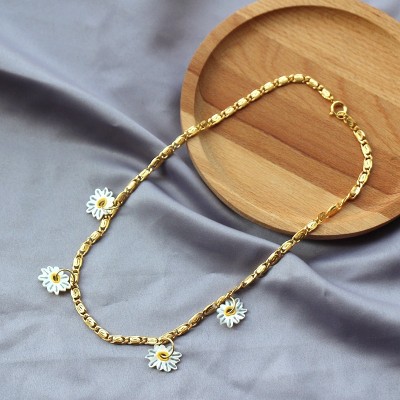 Stainless steel pearl necklace