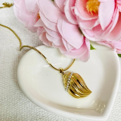 Necklace with Pearls stainless steel