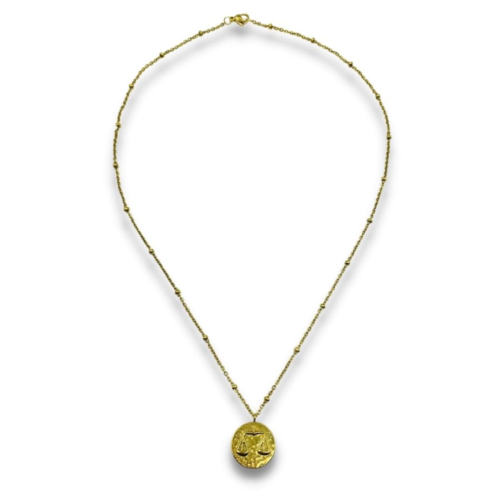 Stainless steel "LIBRA" necklace