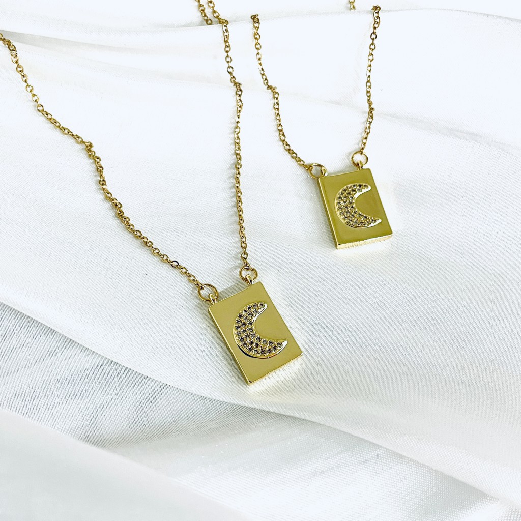 Necklace scapular stainless steel