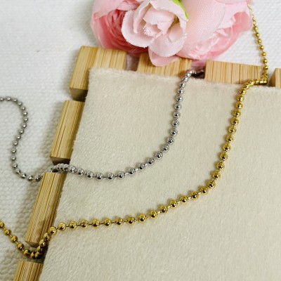 Necklace stainless steel 2mm