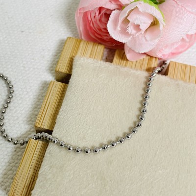 Necklace stainless steel 2mm