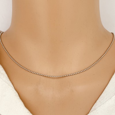 Necklace stainless steel 1,5mm