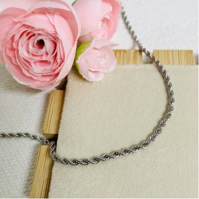 Necklace stainless steel 2mm