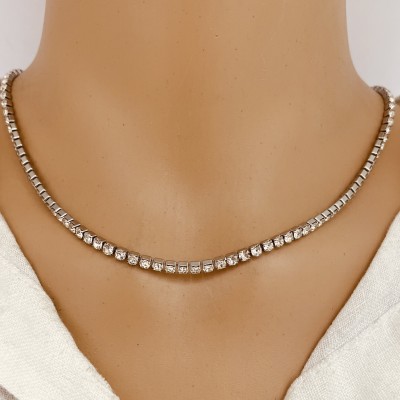 Necklace stainless steel 3mm