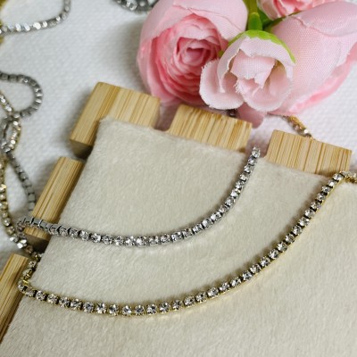 Necklace stainless steel 2mm