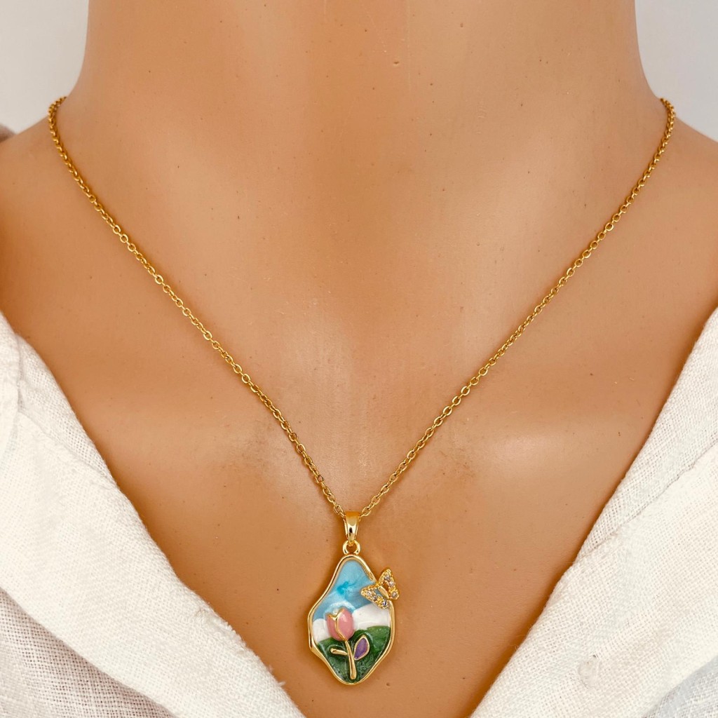 Necklace stainless steel