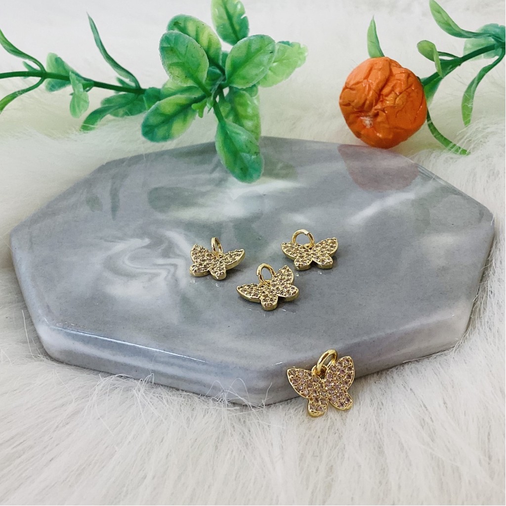 Pendant (4pcs) Goldplated 18K