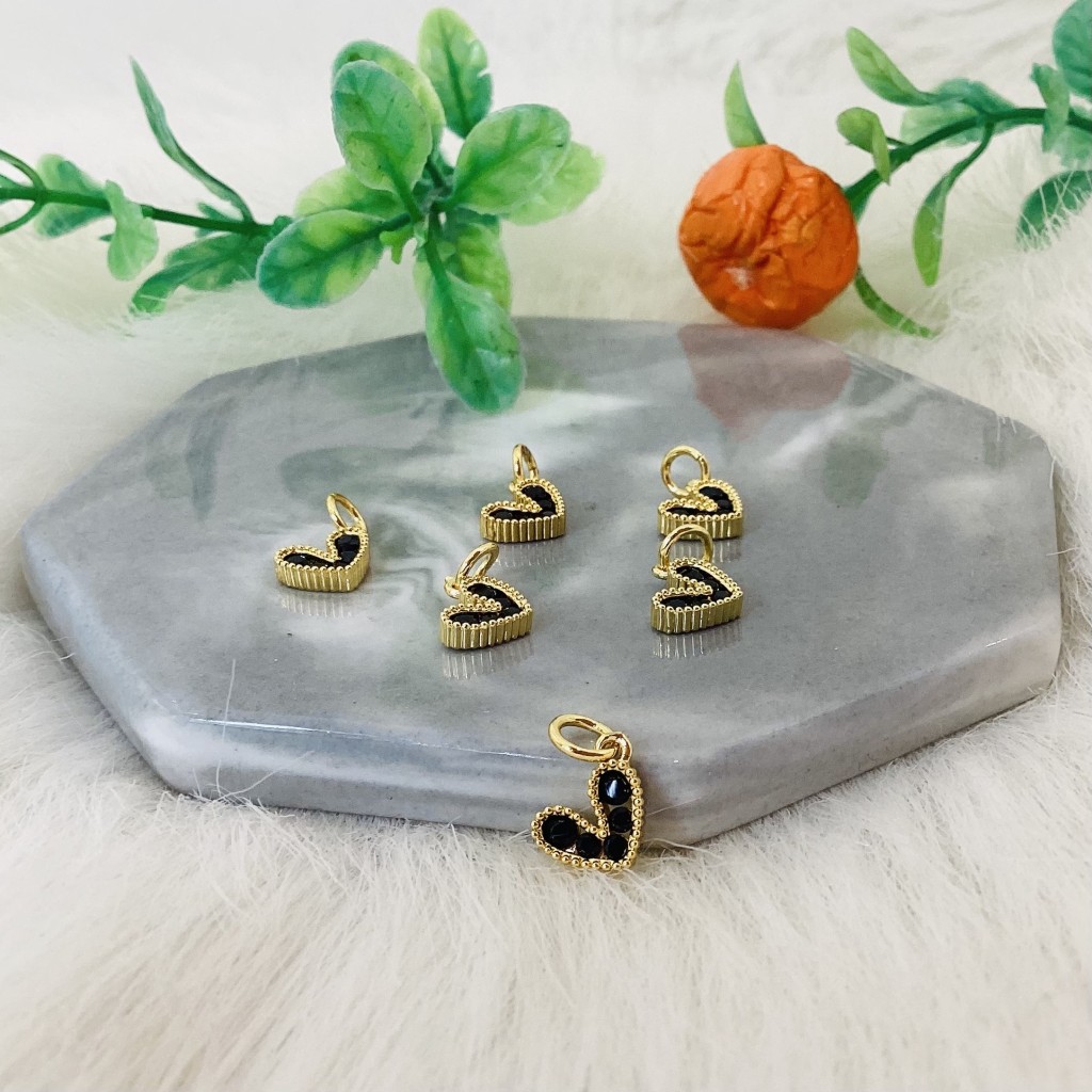 Pendant (6pcs) Goldplated 18K