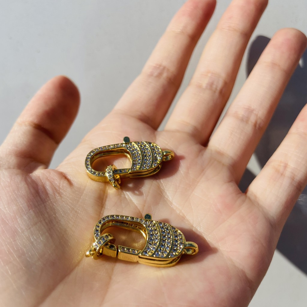 Clasp (2uni) Goldplated 18K