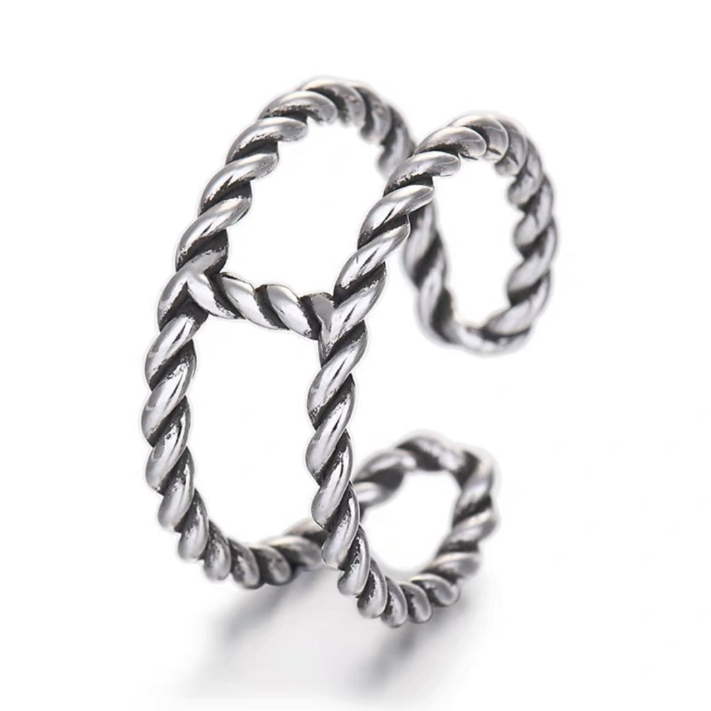 Adjustable ring silver 925