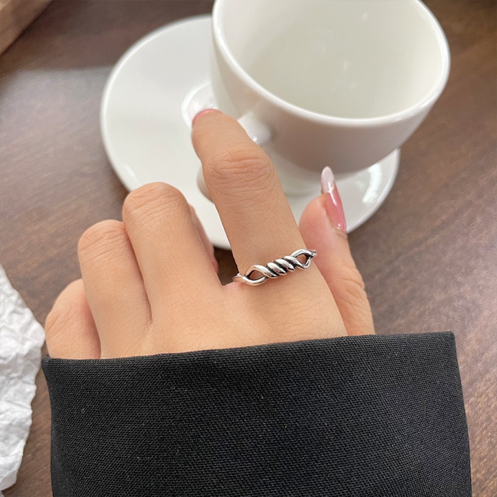 Adjustable ring silver 925