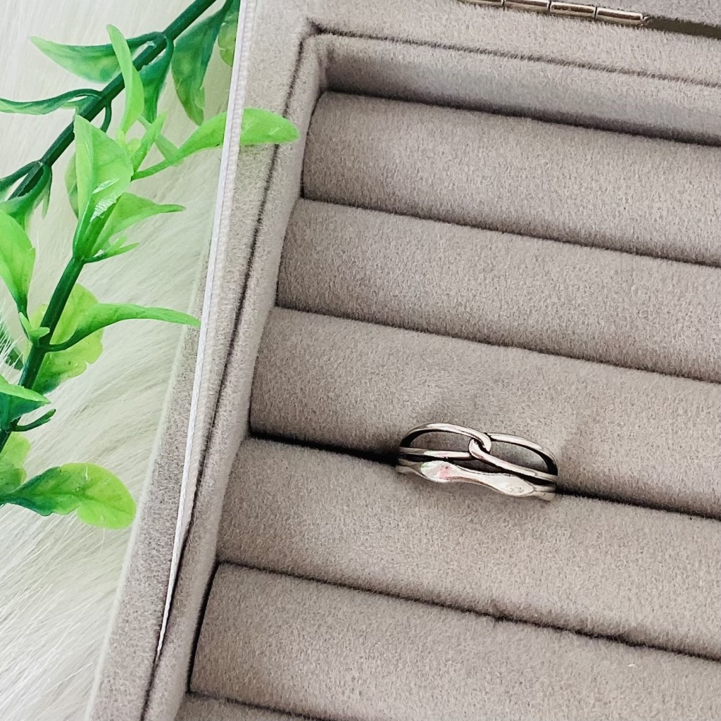 Adjustable ring silver 925