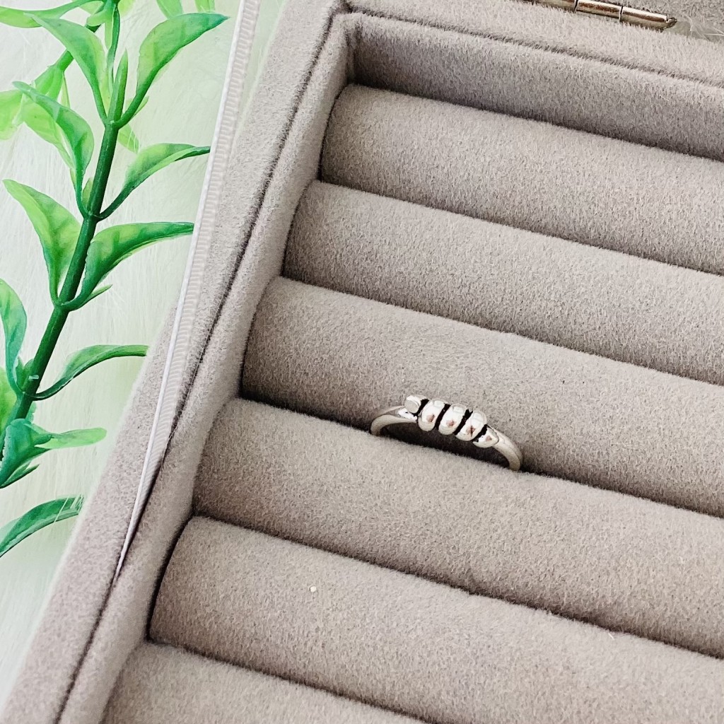 Adjustable ring silver 925