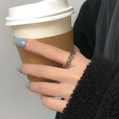Adjustable ring silver 925