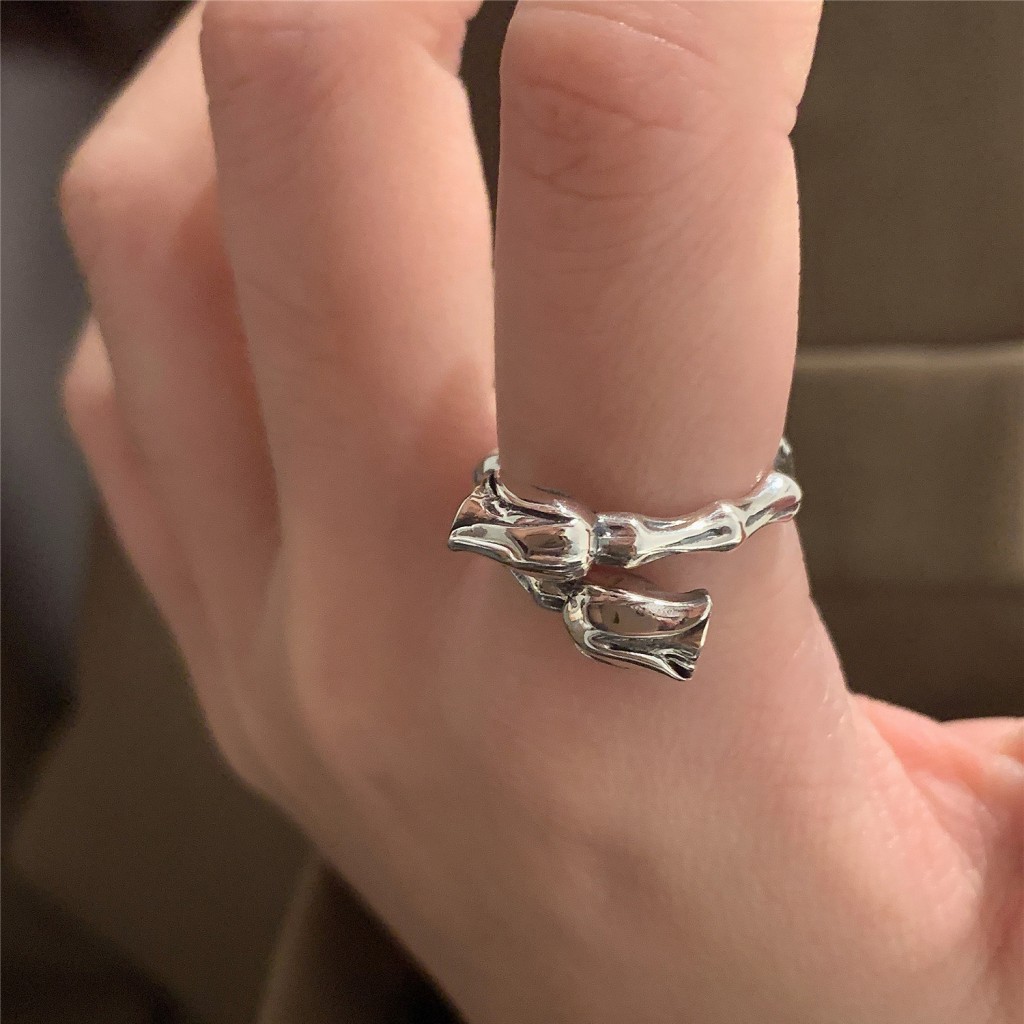 Adjustable ring silver 925