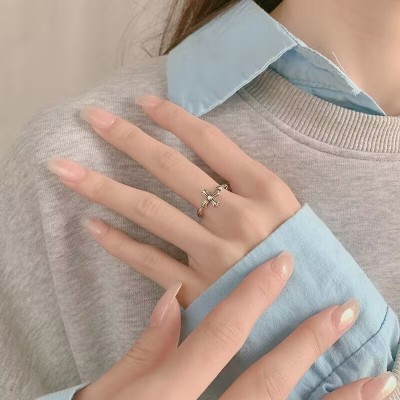 Adjustable ring silver 925