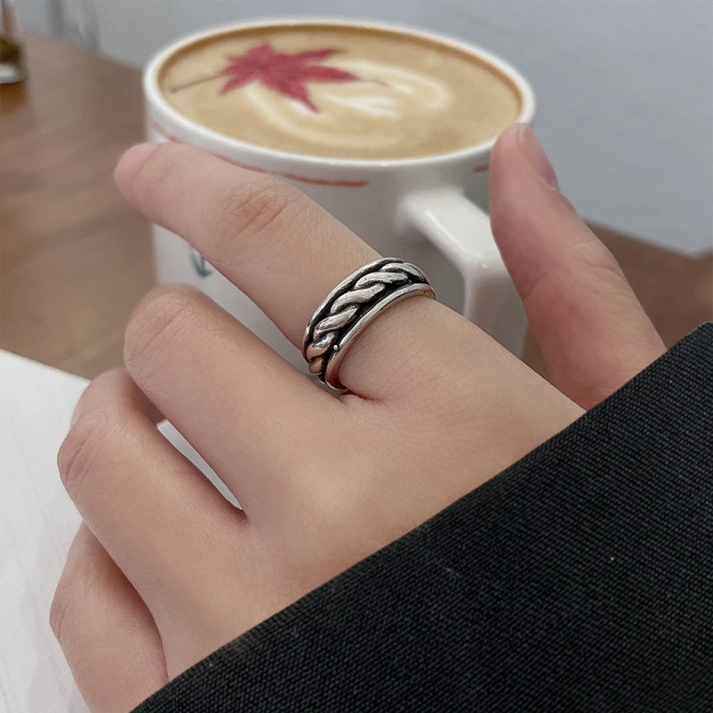 Adjustable ring silver 925