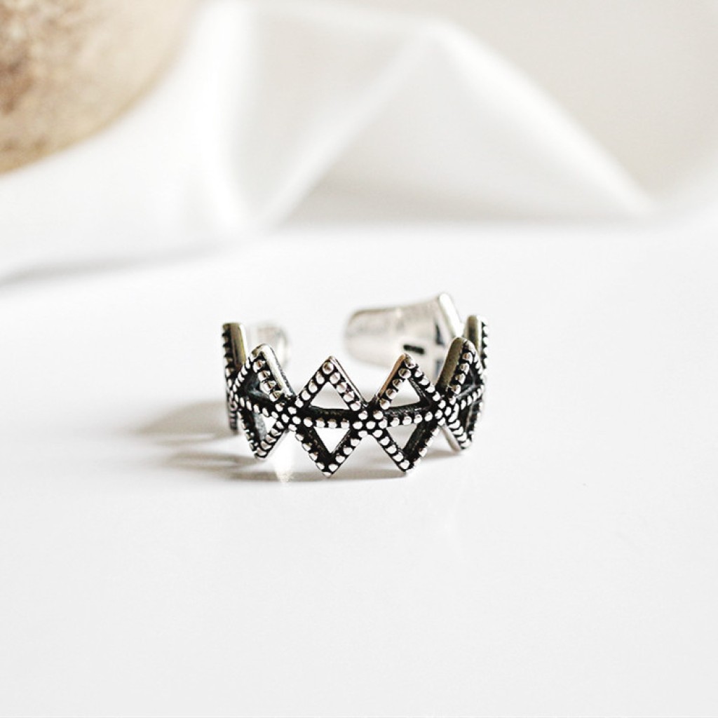 Adjustable ring silver 925