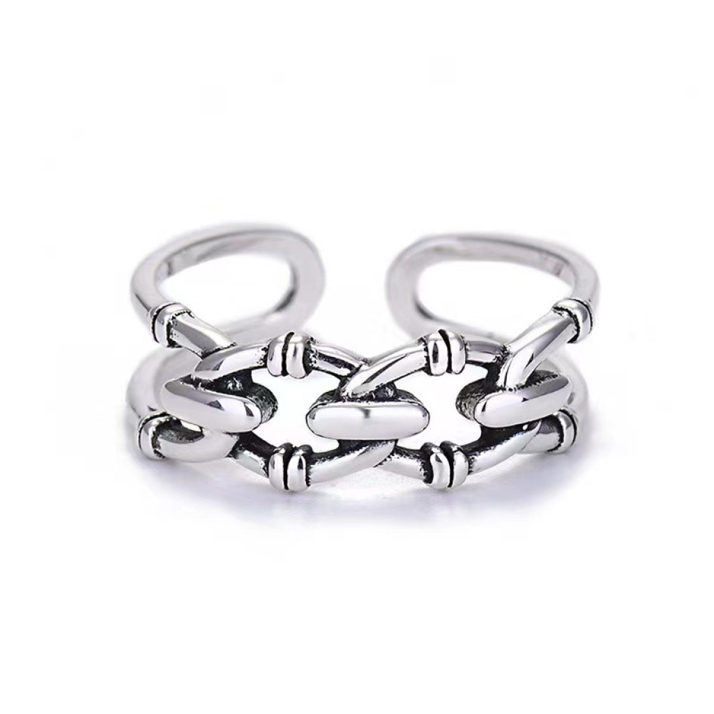 Adjustable ring silver 925
