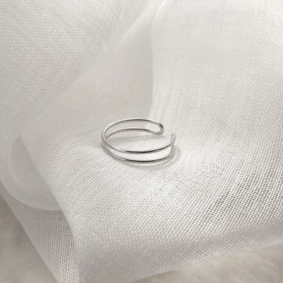 Adjustable ring silver 925