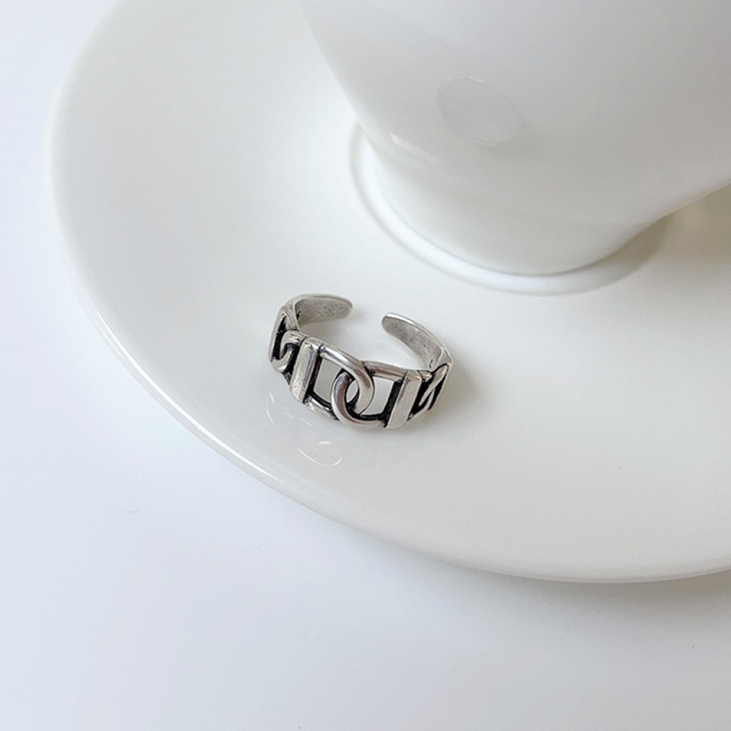 Adjustable ring silver 925
