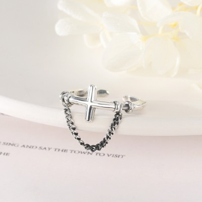 Adjustable ring silver 925